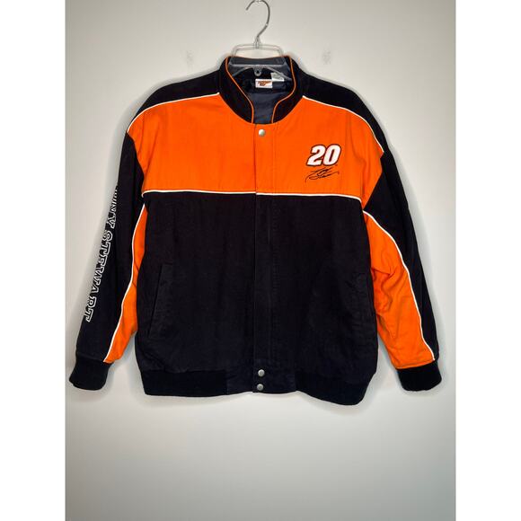 2000s Winners Circle Home Depot Tony Steward 20 NASCAR Racing Bomber Jacket XL - Picture 1 of 12